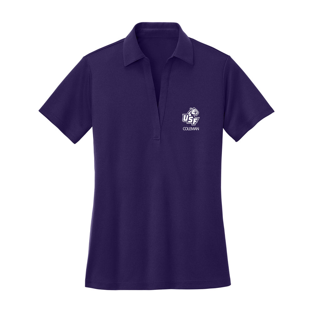 Sioux Falls - NCAA Women's Basketball : Dani Coleman - Women's Activewear Polo Shirt-0