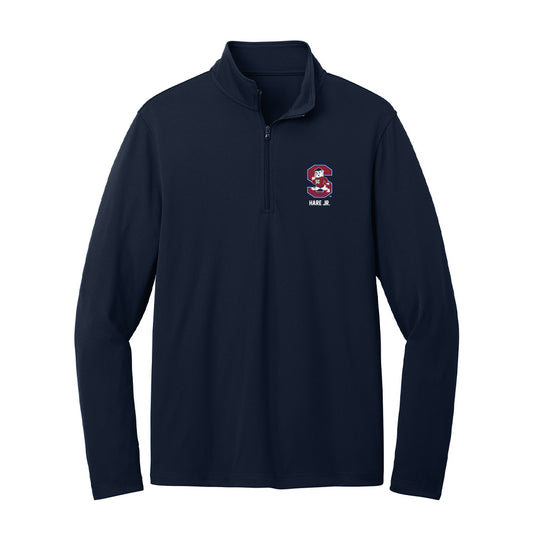 SCSU - NCAA Men's Track & Field : Martin Hare Jr. - Lightweight Quarter Zip Jacket-0