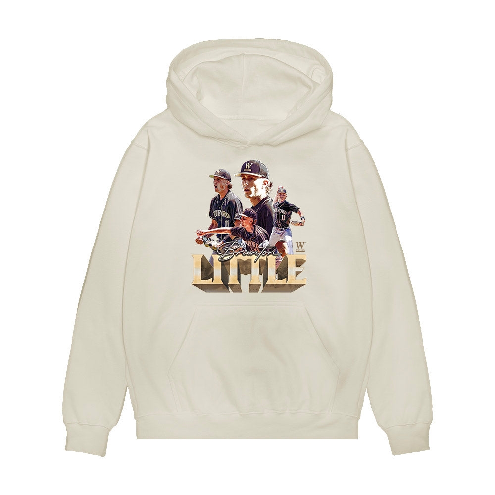 Wofford - NCAA Baseball : Branton Little - Premium Hooded Sweatshirt-0