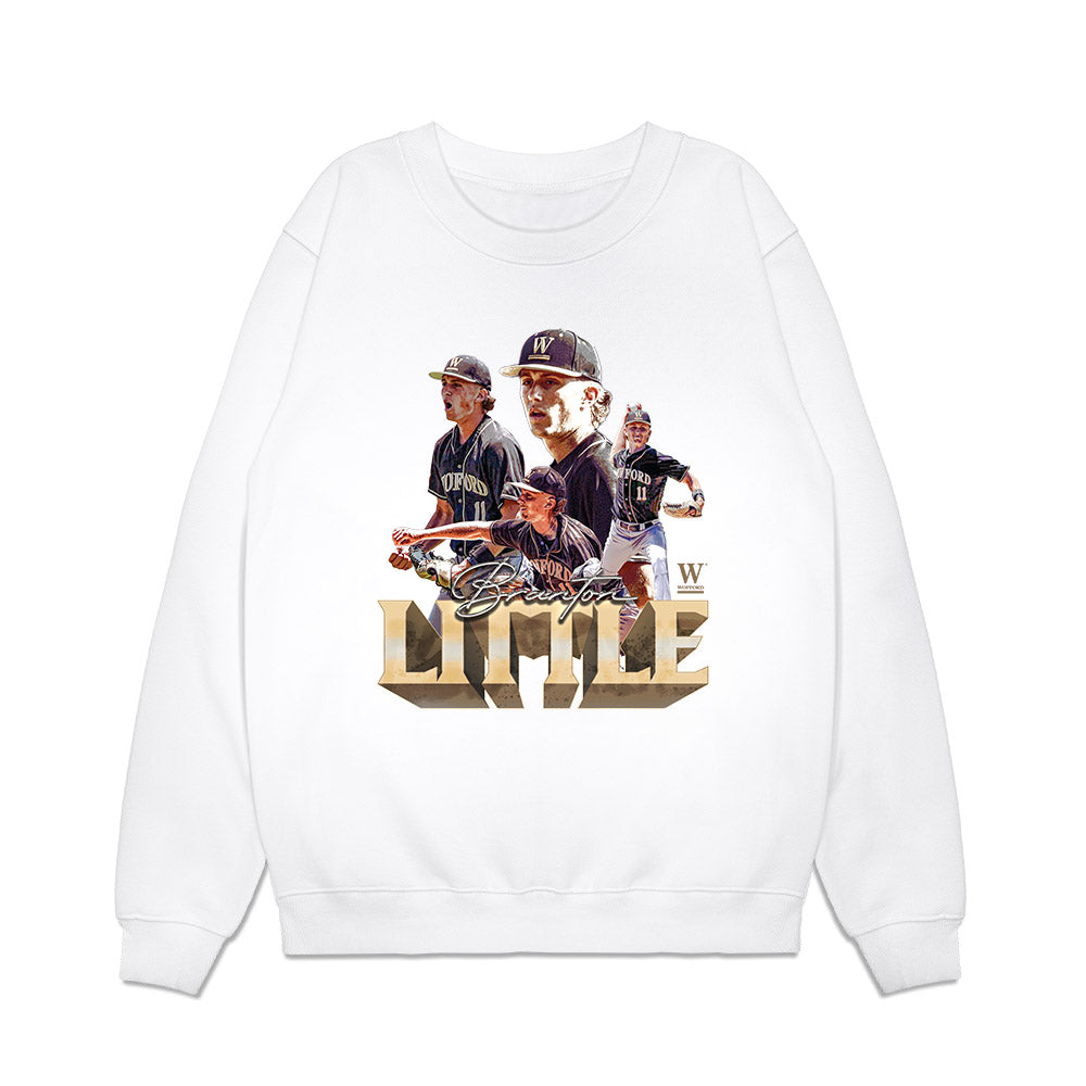 Wofford - NCAA Baseball : Branton Little - Premium Crewneck Sweatshirt-0