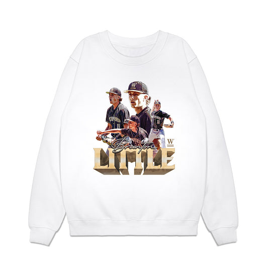 Wofford - NCAA Baseball : Branton Little - Premium Crewneck Sweatshirt-0