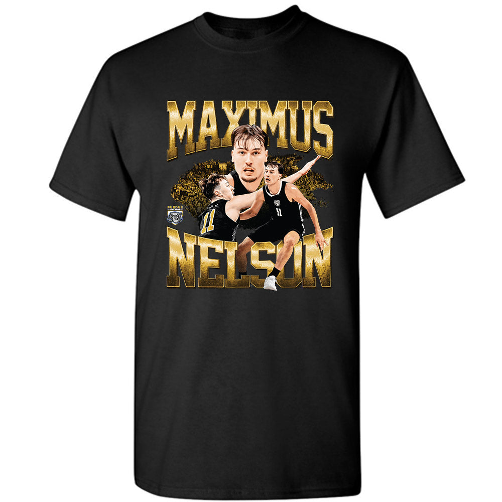 PFW - NCAA Men's Basketball : Maximus Nelson - Player Collage T-Shirt-0