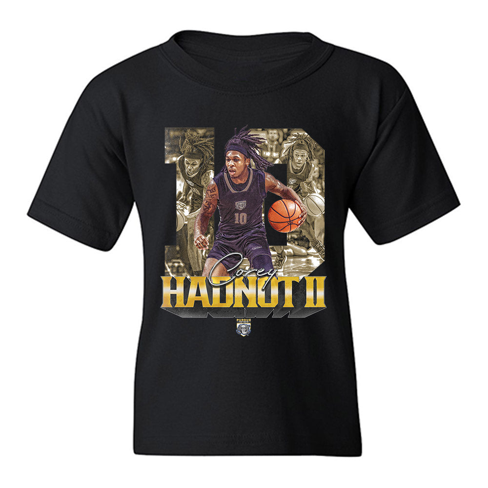 PFW - NCAA Men's Basketball : Corey Hadnot II - Player Collage Youth T-Shirt-0