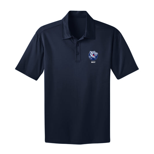 Belmont - NCAA Women's Basketball : Leah West - Activewear Polo Shirt-0