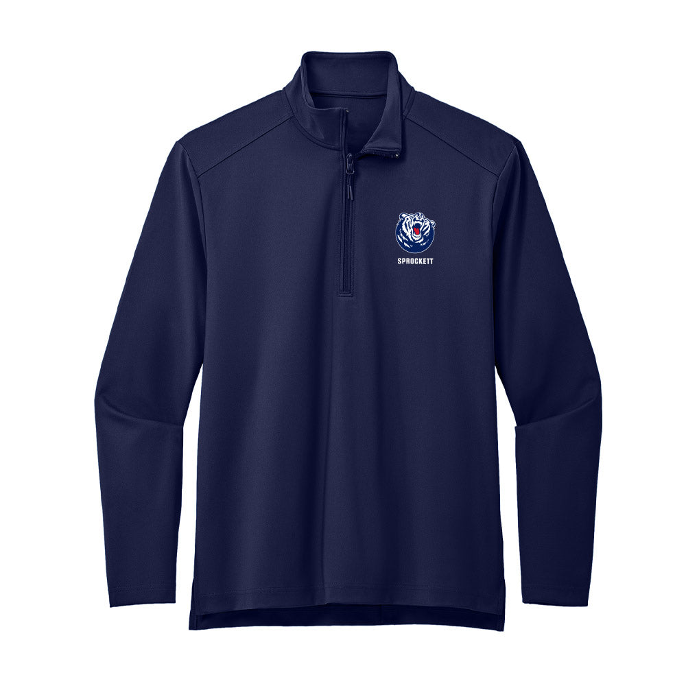 Belmont - NCAA Baseball : Mike Sprockett - Premium Quarter Zip Jacket-0