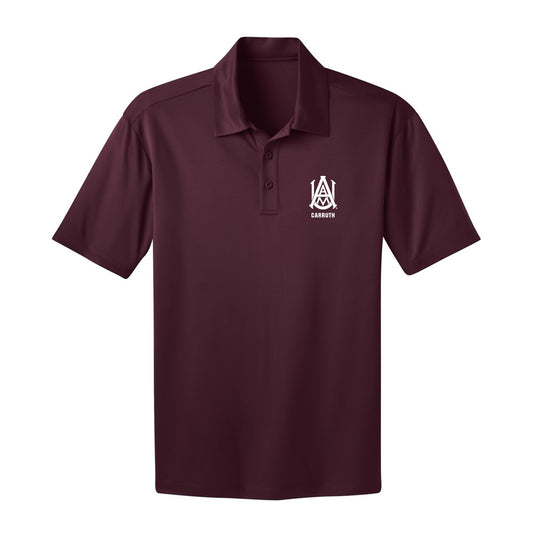 AAMU - NCAA Men's Basketball : Jalen Carruth - Activewear Polo Shirt-0