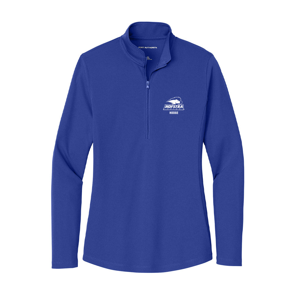 Hofstra - NCAA Women's Basketball : Michaela Hodge - Women's Lightweight Quarter Zip Jacket-0