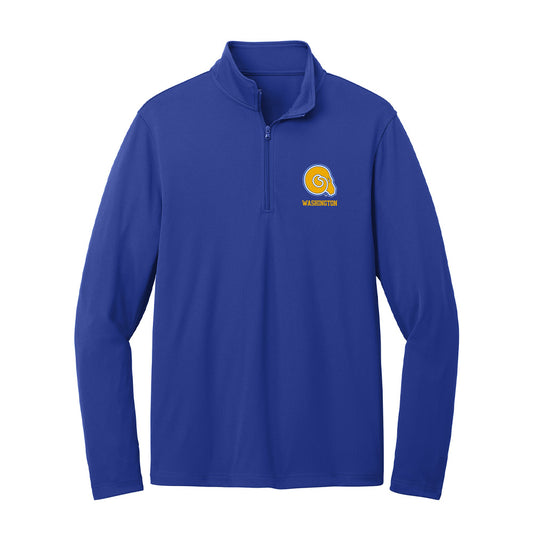 Albany State - NCAA Women's Basketball : Quantrese Washington - Lightweight Quarter Zip Jacket-0