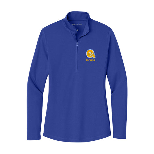 Albany State - NCAA Men's Track & Field : Tyler Mapson Jr - Women's Lightweight Quarter Zip Jacket-0