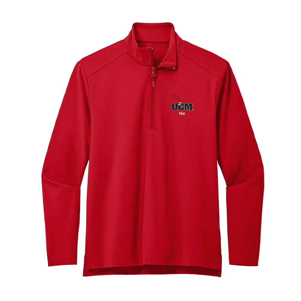 UCM - NCAA Football : Niko Fau - Premium Quarter Zip Jacket-0