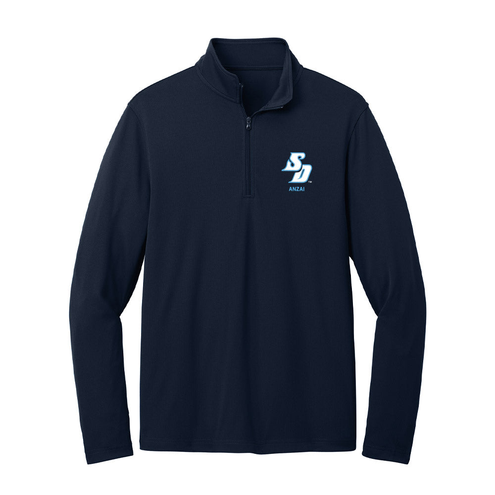 San Diego - NCAA Baseball : AJ Anzai - Lightweight Quarter Zip Jacket-0