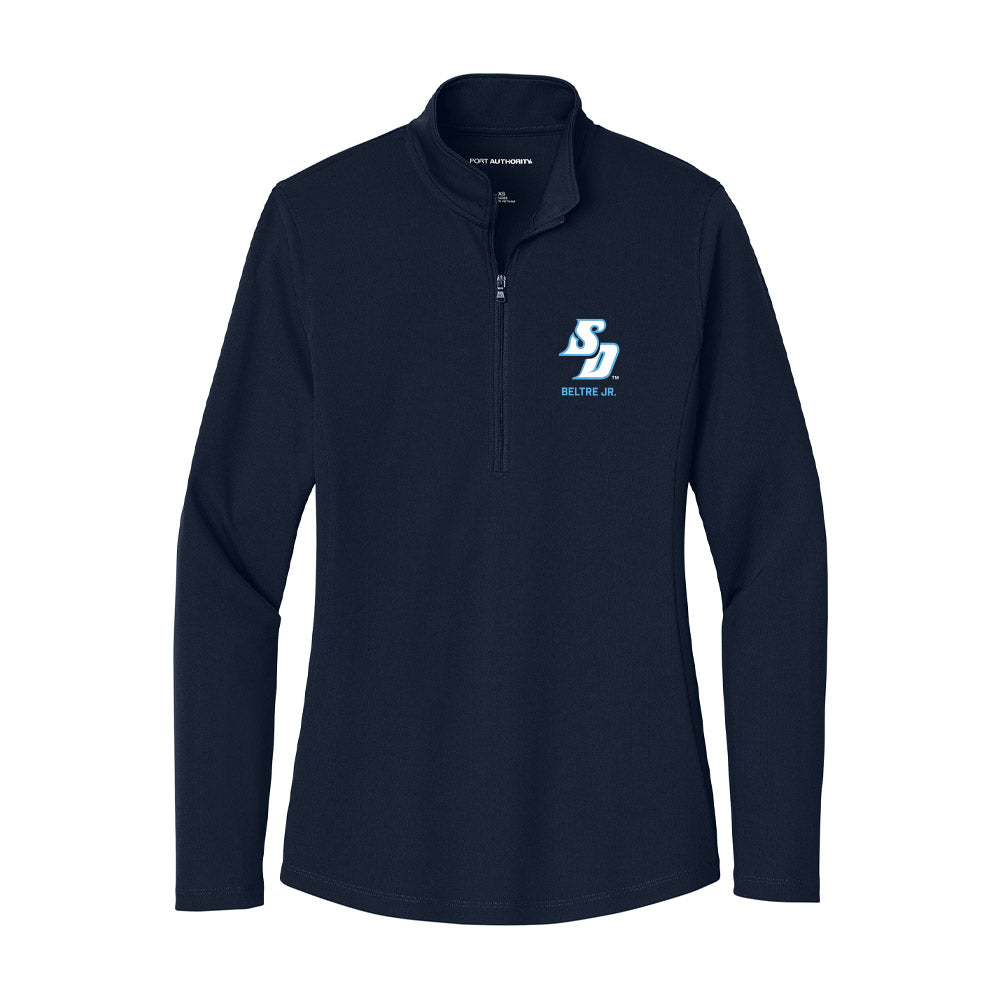 San Diego - NCAA Baseball : Adrian Beltre Jr. - Women's Lightweight Quarter Zip Jacket-0