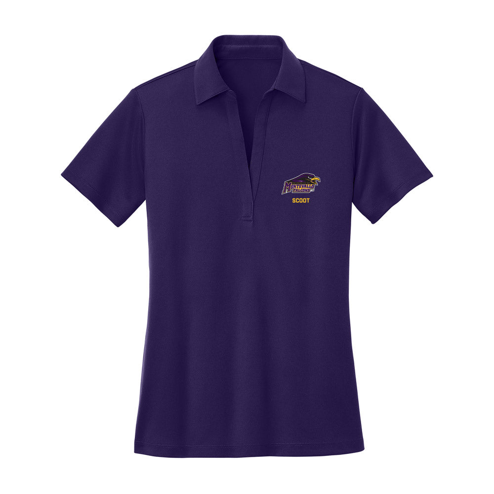 Montevallo - NCAA Men's Track & Field : Amari Scoot - Women's Activewear Polo Shirt-0