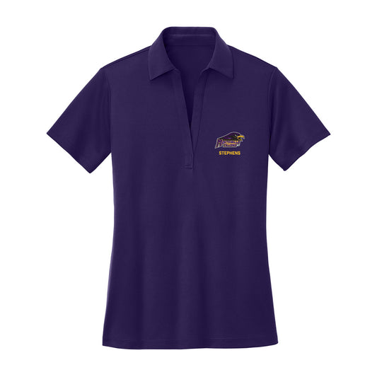 Montevallo - NCAA Men's Basketball : Luke Stephens - Women's Activewear Polo Shirt-0