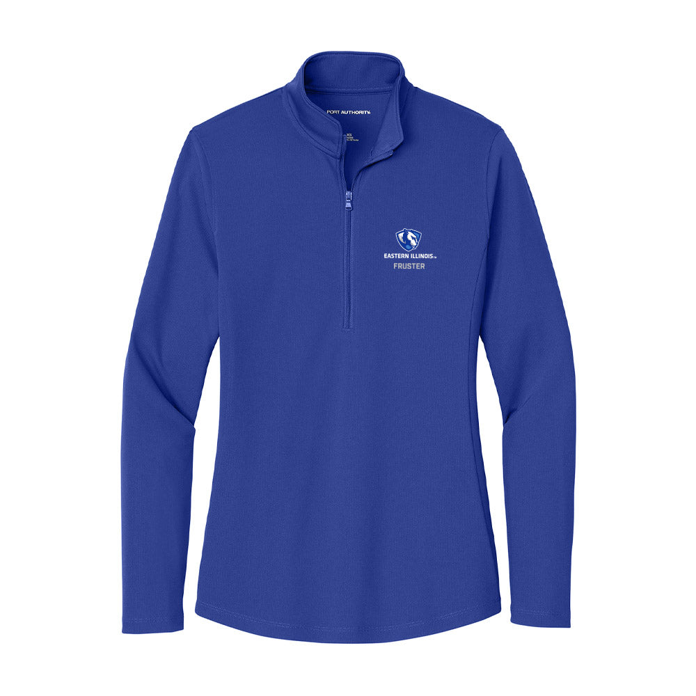 EIU - NCAA Men's Basketball : Zion Fruster - Women's Lightweight Quarter Zip Jacket-0