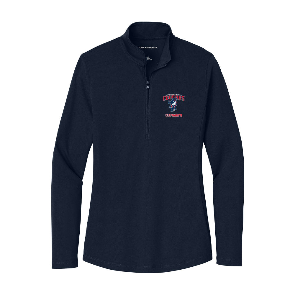 Columbus State - NCAA Men's Track & Field : Enoch Oluwaniyi - Women's Lightweight Quarter Zip Jacket-0