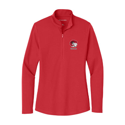 WSSU - NCAA Women's Basketball : Chloe Williams - Women's Lightweight Quarter Zip Jacket-0
