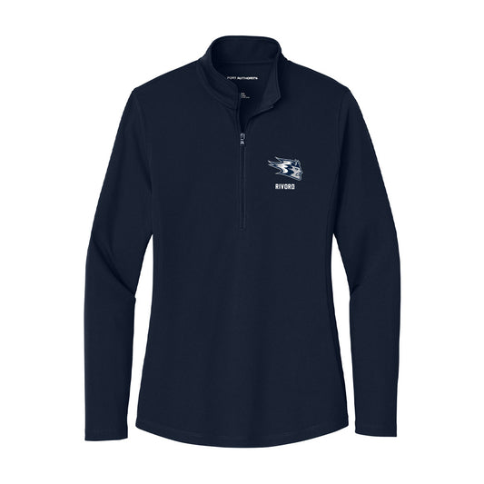 UW Stout - NCAA Football : Garet Rivord - Women's Lightweight Quarter Zip Jacket-0