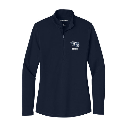 UW Stout - NCAA Baseball : Leyten Bowers - Women's Lightweight Quarter Zip Jacket-0