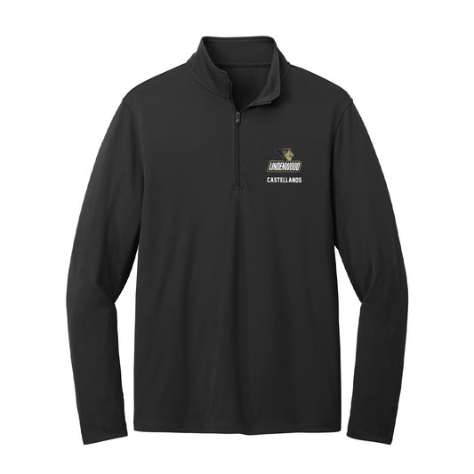 Lindenwood - NCAA Women's Ice Hockey : Claudia Castellanos - Lightweight Quarter Zip Jacket-0