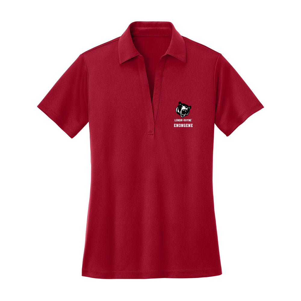 Lenoir Rhyne - NCAA Men's Track & Field : Dion Enongene - Women's Activewear Polo Shirt-0