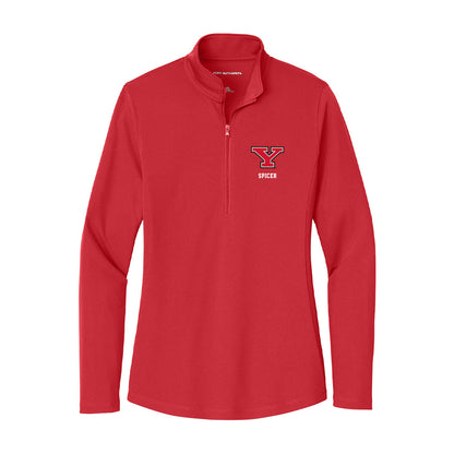 Youngstown State - NCAA Women's Bowling : Amber Spicer - Women's Lightweight Quarter Zip Jacket-0