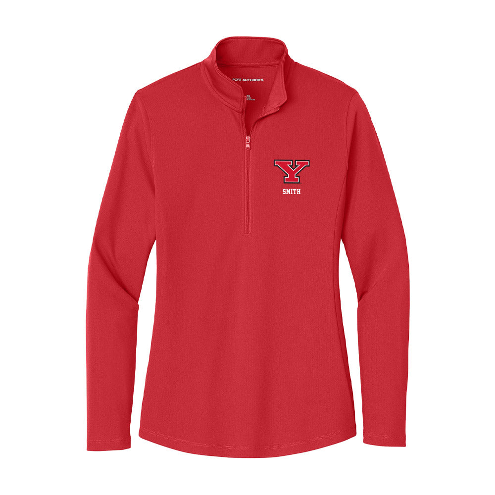 Youngstown State - NCAA Baseball : Cole Smith - Women's Lightweight Quarter Zip Jacket-0