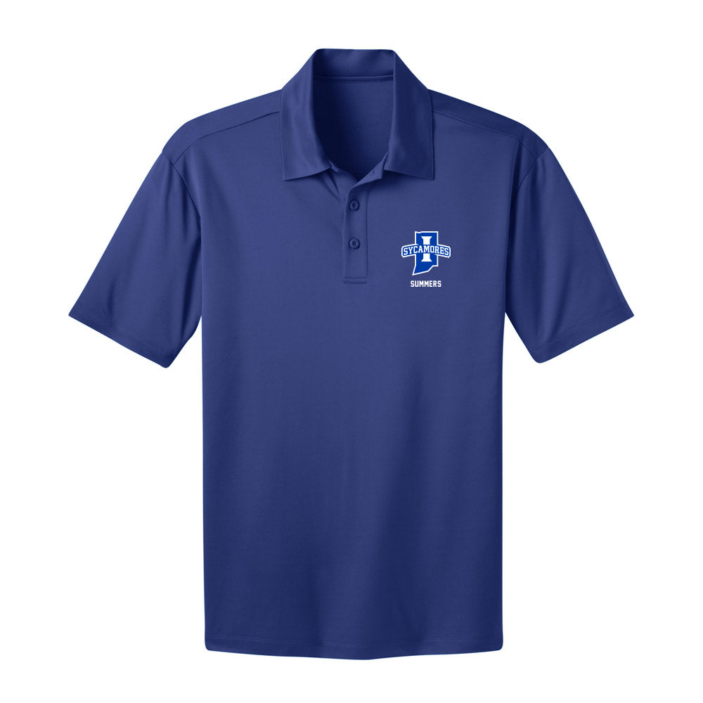 Indiana State - NCAA Men's Basketball : Jahni Summers - Activewear Polo Shirt-0