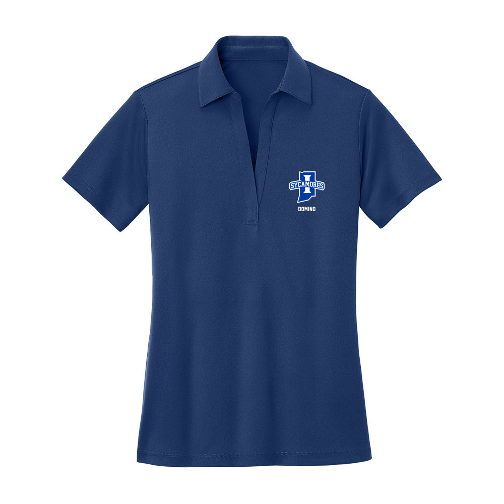 Indiana State - NCAA Football : Bryan Domino - Women's Activewear Polo Shirt-0