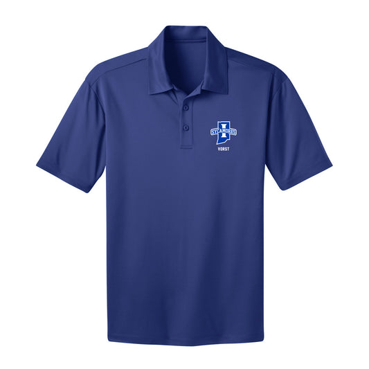 Indiana State - NCAA Men's Basketball : Derek Vorst - Activewear Polo Shirt-0