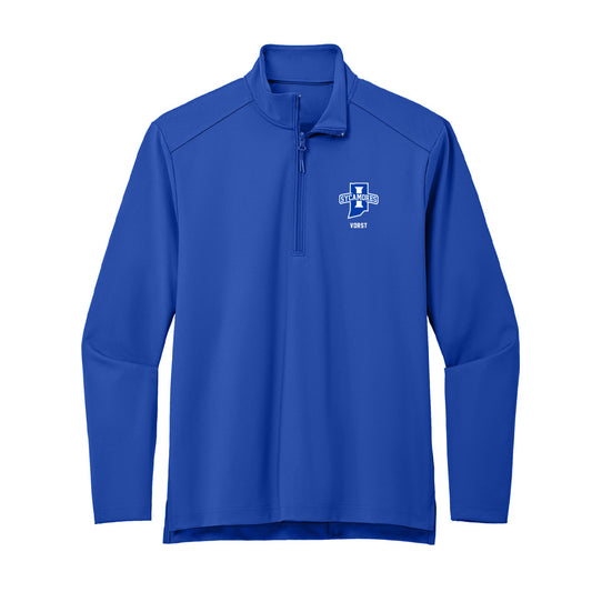 Indiana State - NCAA Men's Basketball : Derek Vorst - Premium Quarter Zip Jacket-0