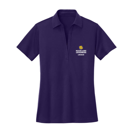 WIU - NCAA Men's Basketball : Lucas Lorenzen - Women's Activewear Polo Shirt-0