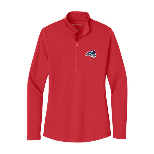 Stony Brook - NCAA Football : Rahkhem El - Women's Lightweight Quarter Zip Jacket-0