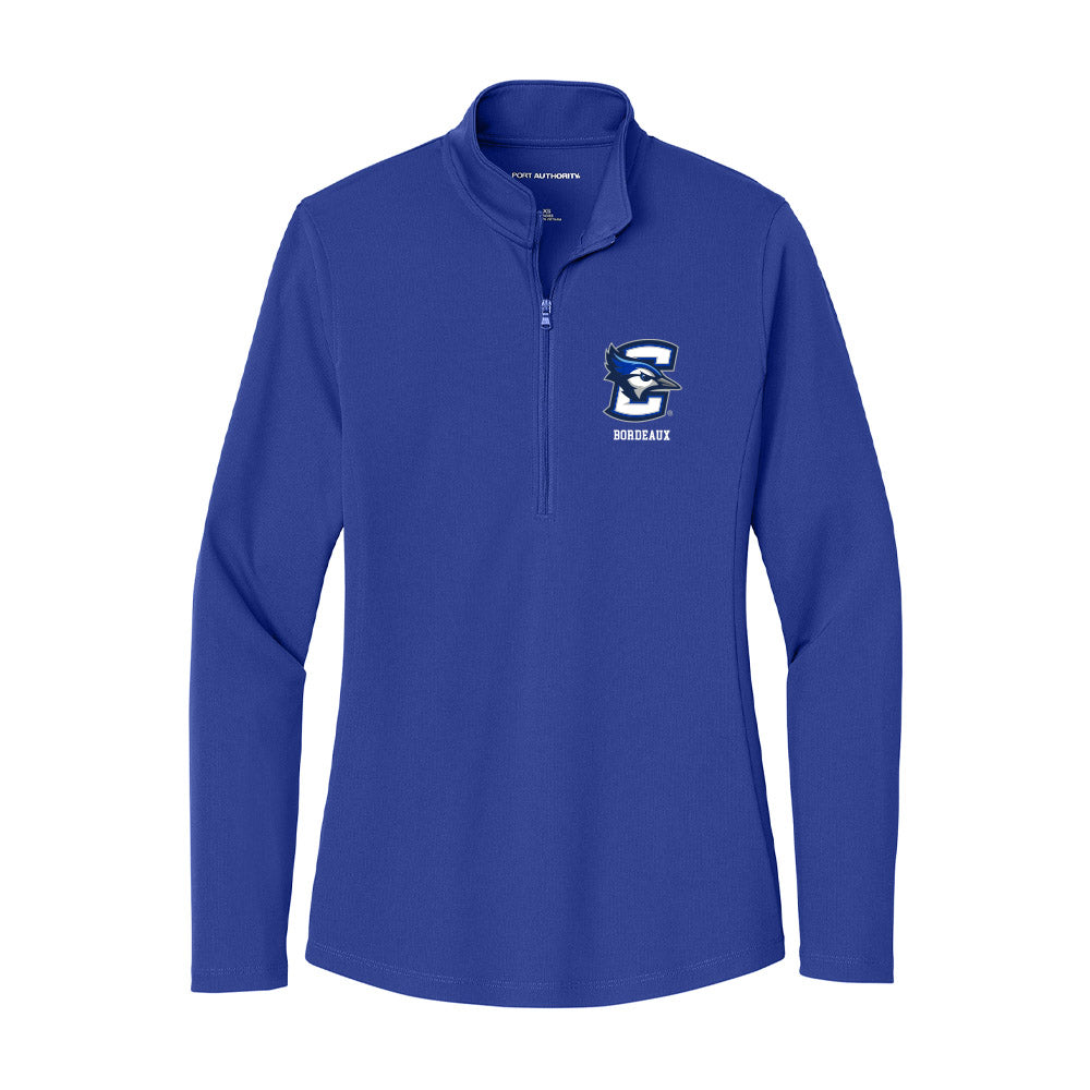 Creighton - NCAA Men's Golf : JJ Bordeaux - Women's Lightweight Quarter Zip Jacket-0