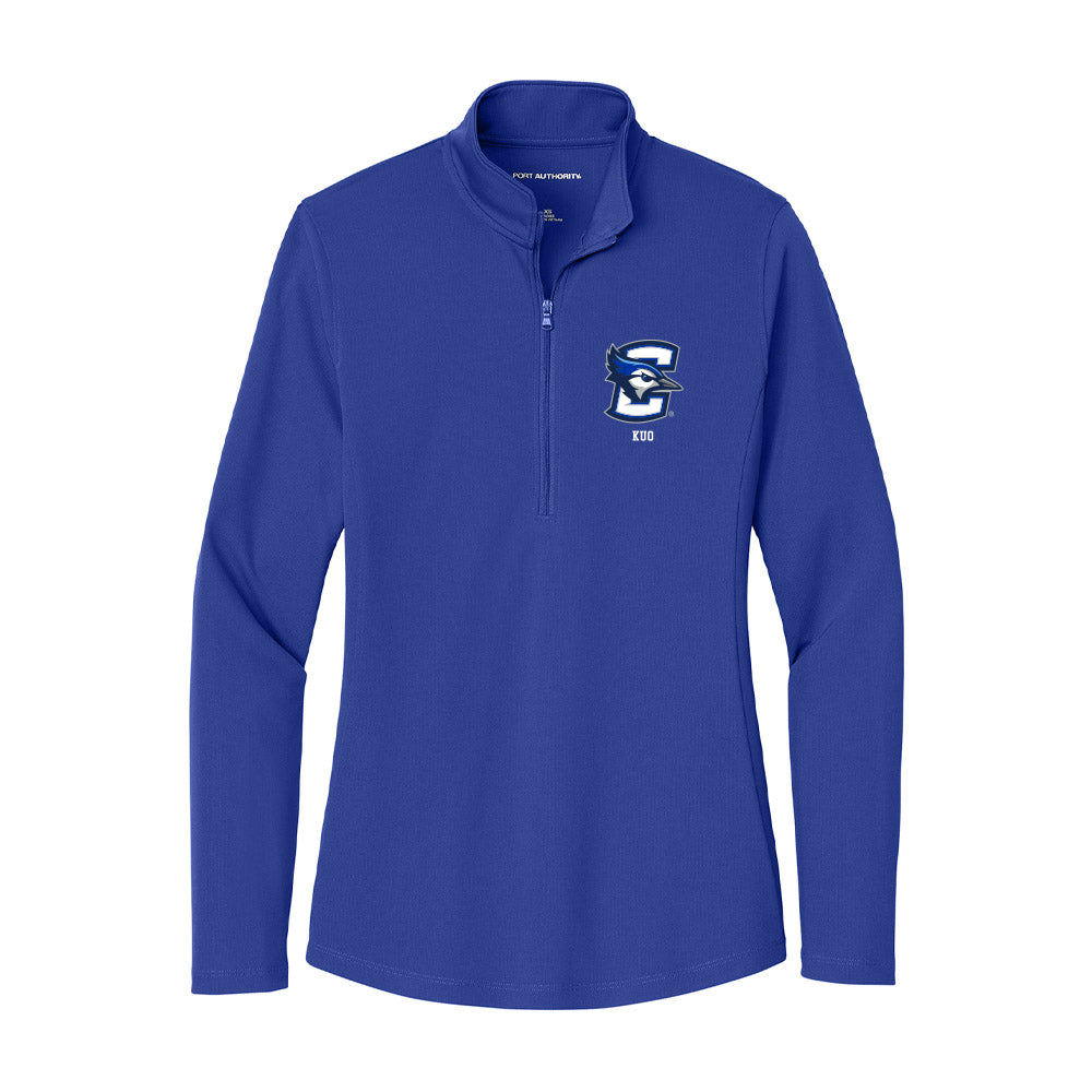 Creighton - NCAA Men's Tennis : Zachary Kuo - Women's Lightweight Quarter Zip Jacket-0