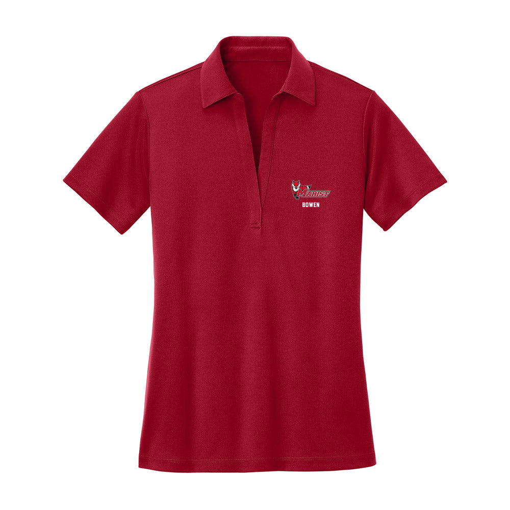 Marist - NCAA Men's Lacrosse : Simon Bowen - Women's Activewear Polo Shirt-0