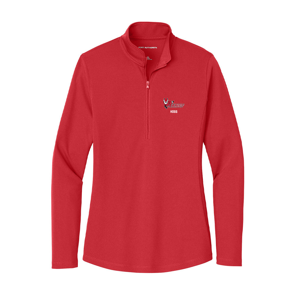 Marist - NCAA Men's Soccer : Ronan Hogg - Women's Lightweight Quarter Zip Jacket-0