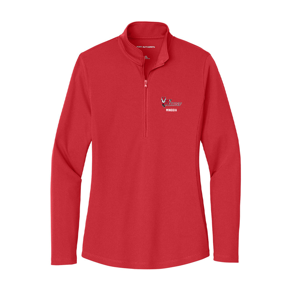 Marist - NCAA Football : Amare Minggia - Women's Lightweight Quarter Zip Jacket-0