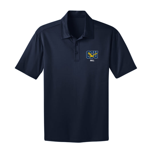 Coppin State - NCAA Men's Basketball : Demariontay Hall - Activewear Polo Shirt-0