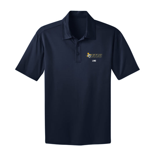 ETBU - NCAA Men's Lacrosse : Blake Lind - Activewear Polo Shirt-0