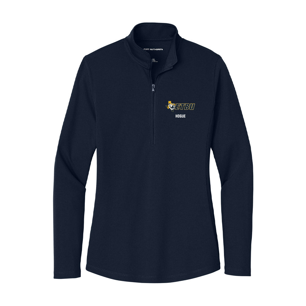 ETBU - NCAA Cheerleading : Emma Hogue - Women's Lightweight Quarter Zip Jacket-0