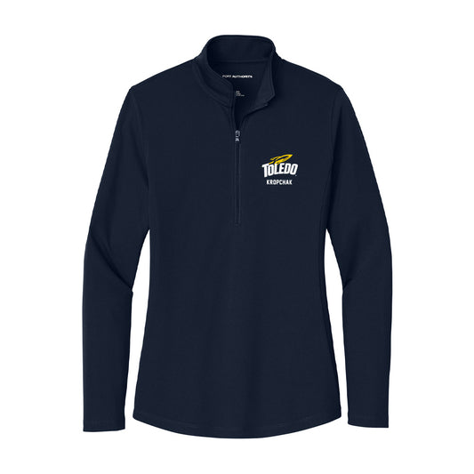 Toledo - NCAA Football : Jacob Kropchak - Women's Lightweight Quarter Zip Jacket-0