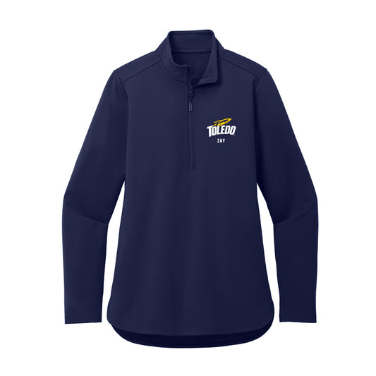 Toledo - NCAA Football : Isaac Zay - Women's Premium Quarter Zip Jacket-0