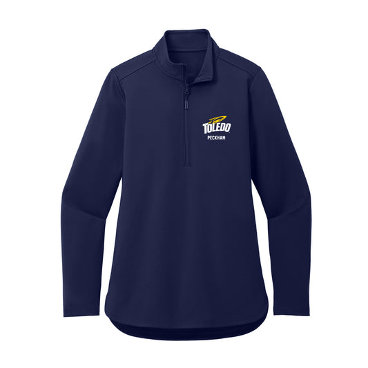 Toledo - NCAA Women's Soccer : Alyson Peckham - Women's Premium Quarter Zip Jacket-0