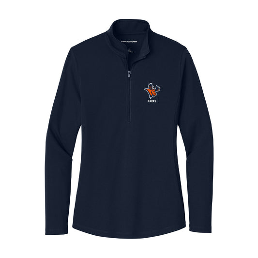 Utica - NCAA Men's Basketball : Keyaton Parks - Women's Lightweight Quarter Zip Jacket-0