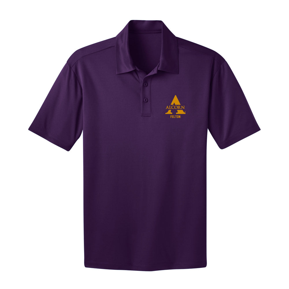 Alcorn - NCAA Softball : Alonah Felton - Activewear Polo Shirt-0