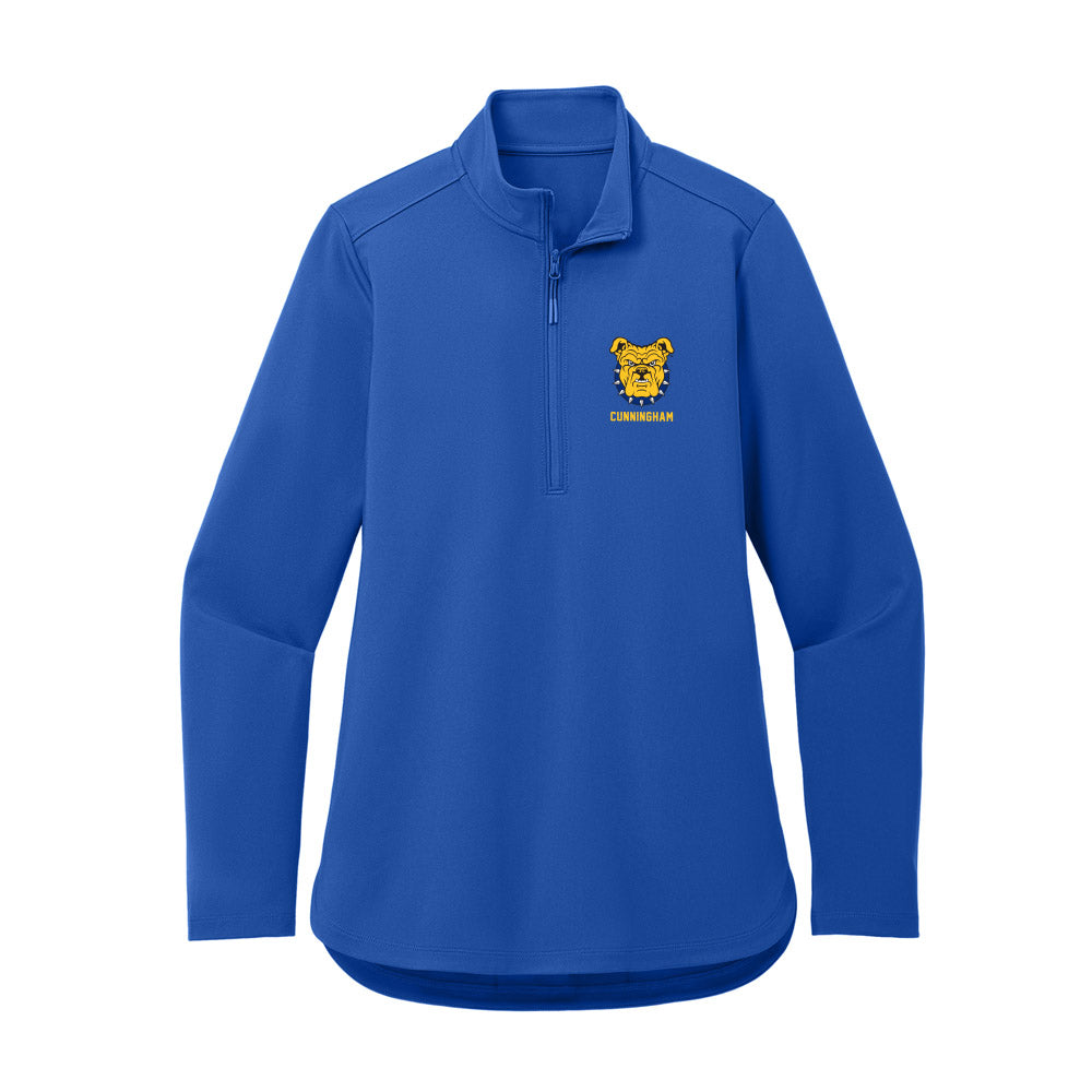 North Carolina A&T - NCAA Football : Calvin Cunningham - Women's Premium Quarter Zip Jacket-0