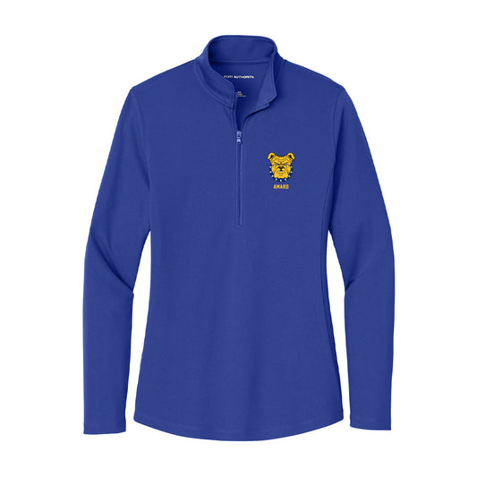North Carolina A&T - NCAA Baseball : Kristian Amaro - Women's Lightweight Quarter Zip Jacket-0
