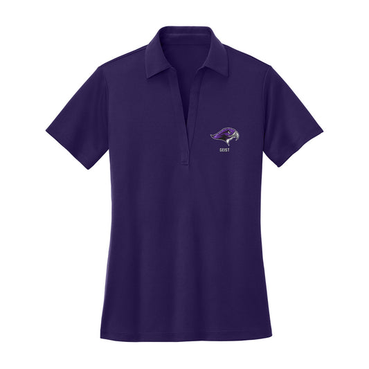 Stonehill - NCAA Women's Ice Hockey : Lily Geist - Women's Activewear Polo Shirt-0