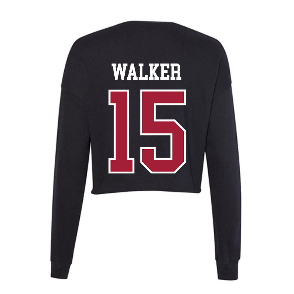Alabama - NCAA Football : Robert Walker - Women's Cropped Crew Fleece-1